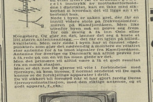 Bilde av R. J. Hoel A/S - fjernsyn